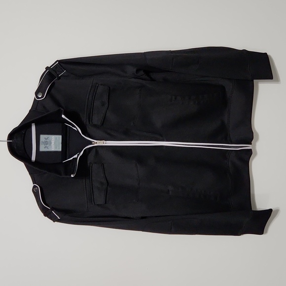 Men's express black track jacket - Picture 3 of 5